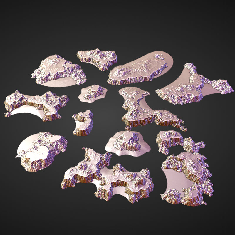 Islands & Inlets: 3D printable seascapes