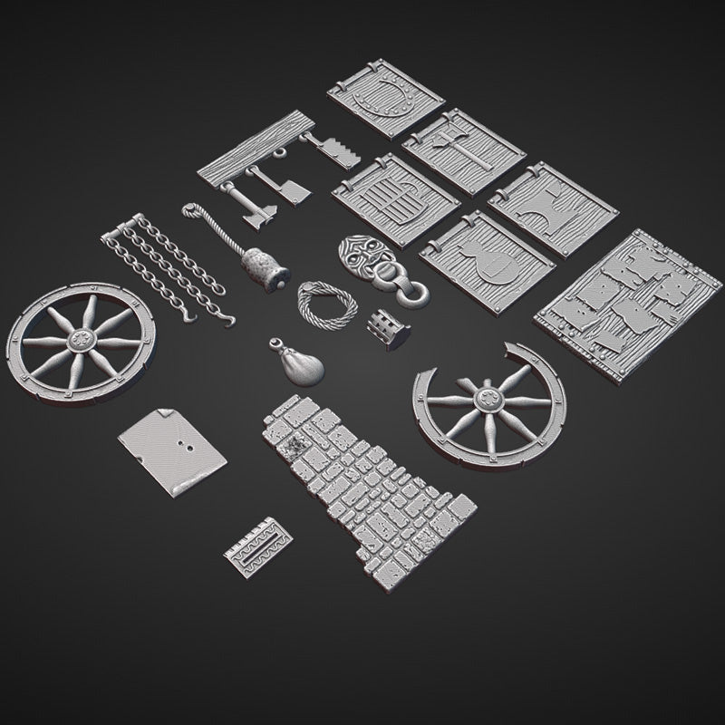 Ruined Hamlet - Foldable Ruins
