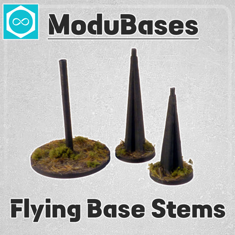 ModuBases Set #09: Flying Base Stems – Warscape 3D