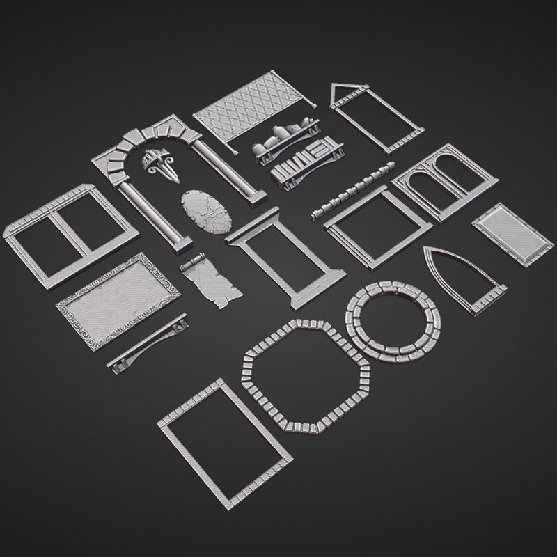 Ruined Hamlet - Foldable Ruins
