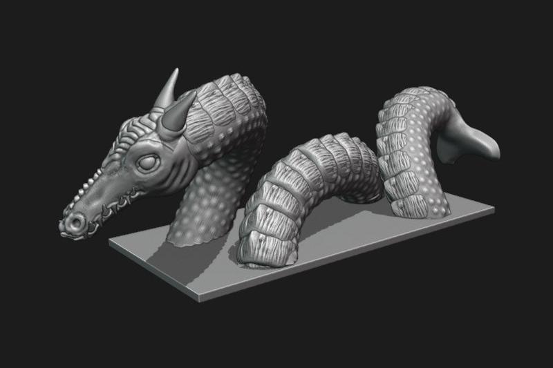 Sea Monsters Set #01 - Sea Wyrm