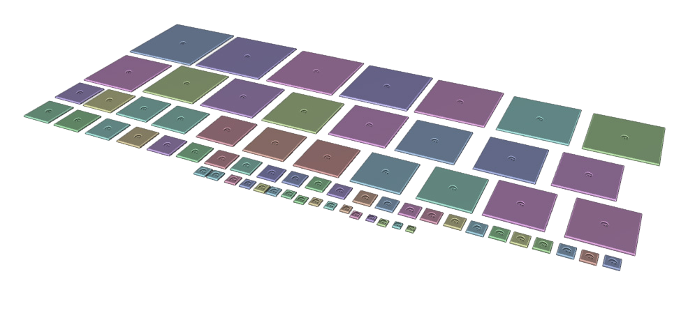 ModuBases Set #02: Square ModuBases