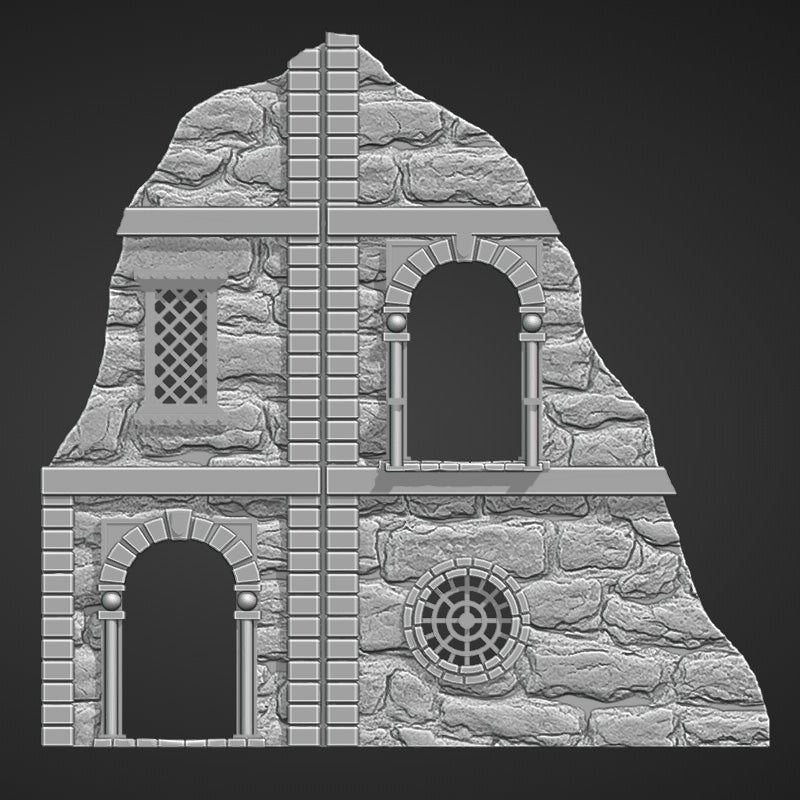 Ruined Hamlet - Foldable Ruins