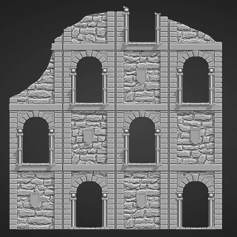 Ruined Hamlet - Foldable Ruins