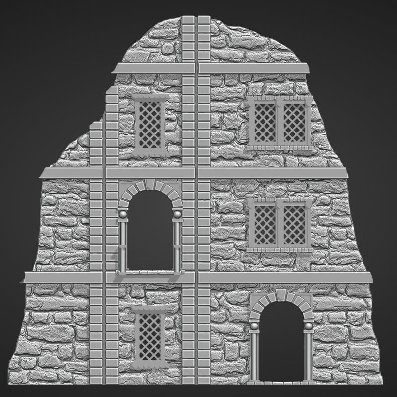 Ruined Hamlet - Foldable Ruins