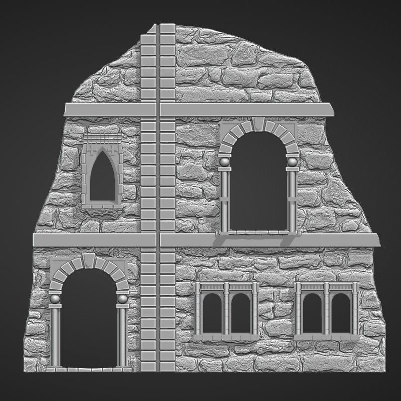 Ruined Hamlet - Foldable Ruins