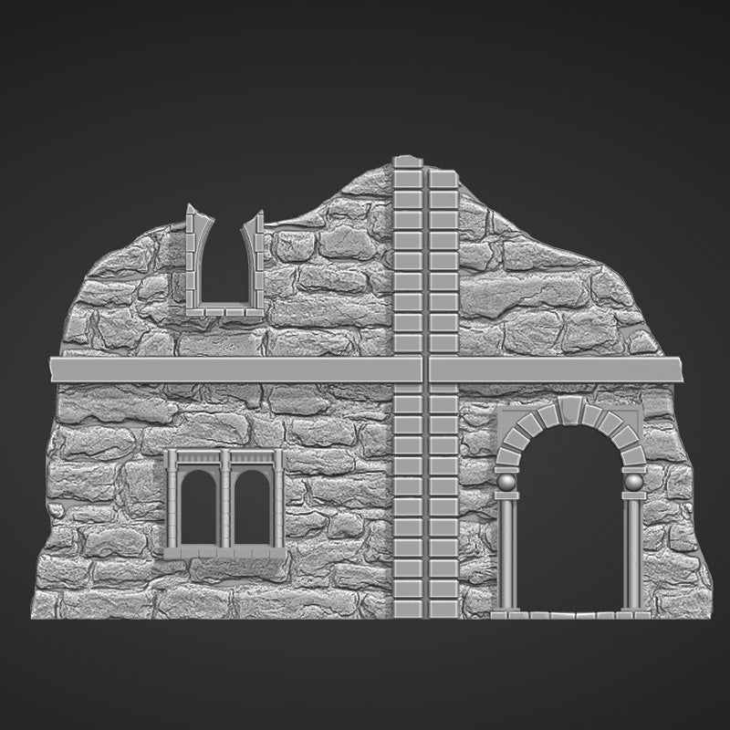 Ruined Hamlet - Foldable Ruins