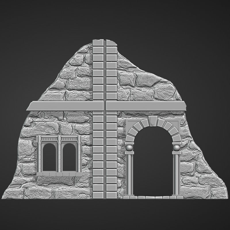 Ruined Hamlet - Foldable Ruins