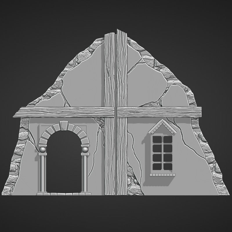 Ruined Hamlet - Foldable Ruins
