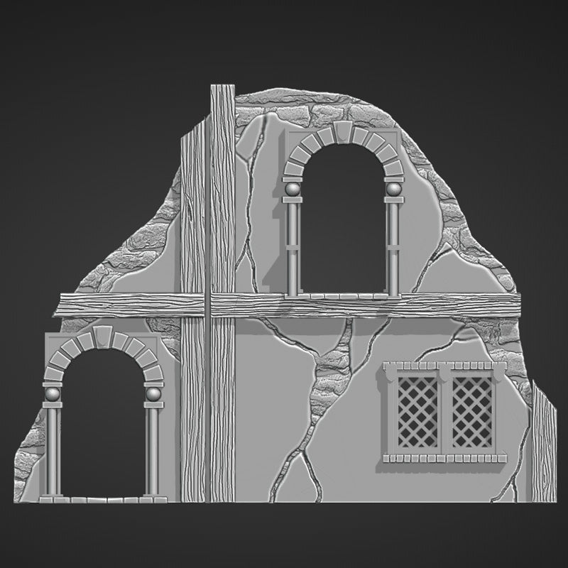 Ruined Hamlet - Foldable Ruins