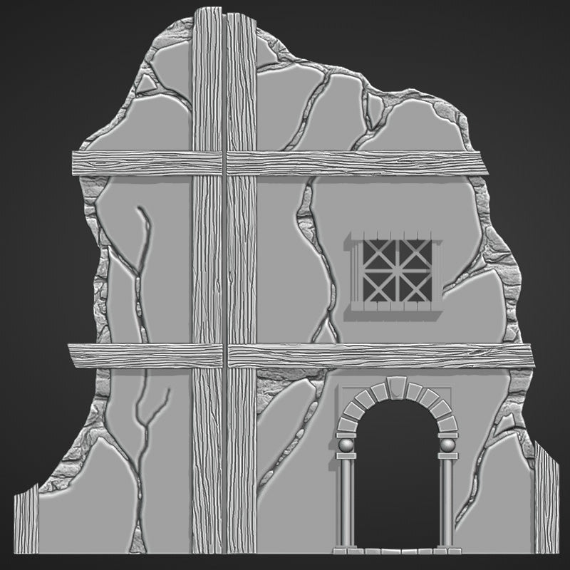 Ruined Hamlet - Foldable Ruins
