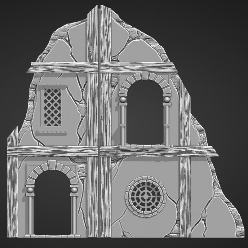 Ruined Hamlet - Foldable Ruins