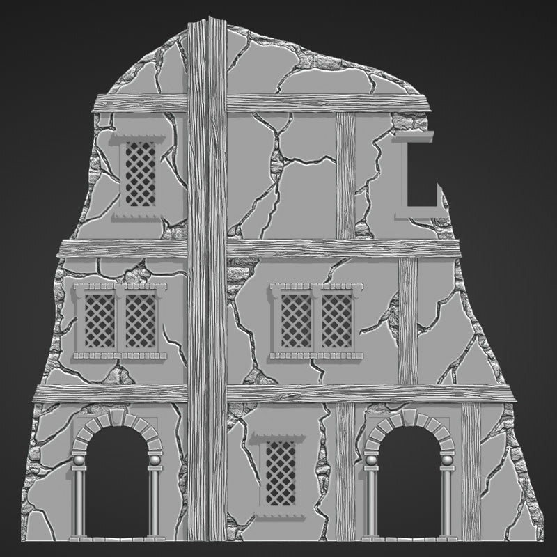 Ruined Hamlet - Foldable Ruins