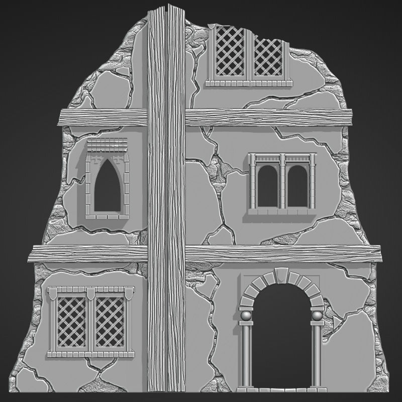 Ruined Hamlet - Foldable Ruins