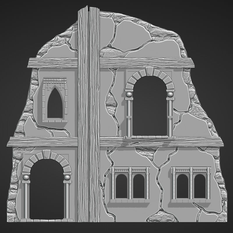 Ruined Hamlet - Foldable Ruins