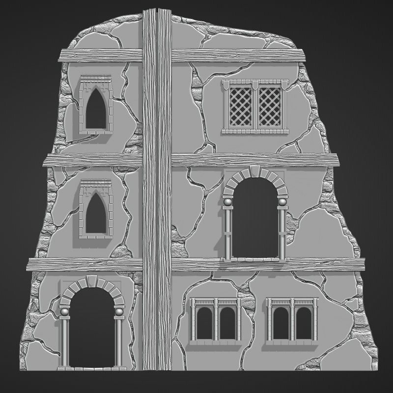 Ruined Hamlet - Foldable Ruins