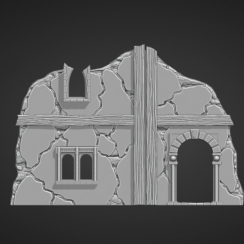 Ruined Hamlet - Foldable Ruins