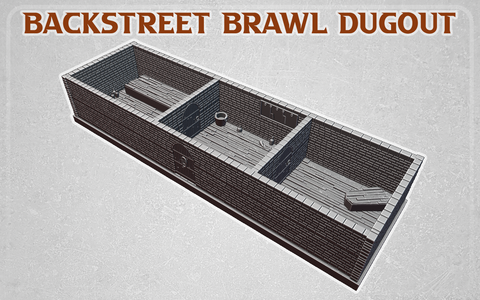 Backstreet Brawl Dugout, Scoreboard & Walls